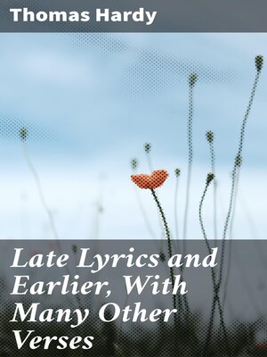 cover image of Late Lyrics and Earlier, With Many Other Verses